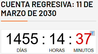 quedan 1.455 días de kast