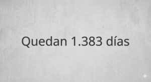 quedan 1383 días