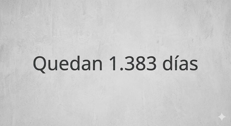 quedan 1383 días