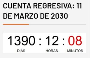 quedan 1390 días