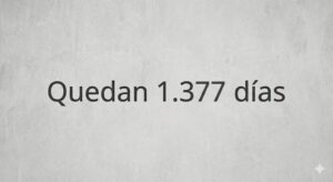 quedan 1377 días